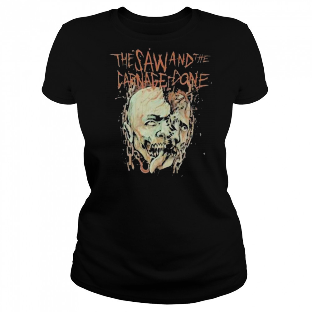Aborted The Saw And The Carnage Done Heads shirts Women's T-shirt