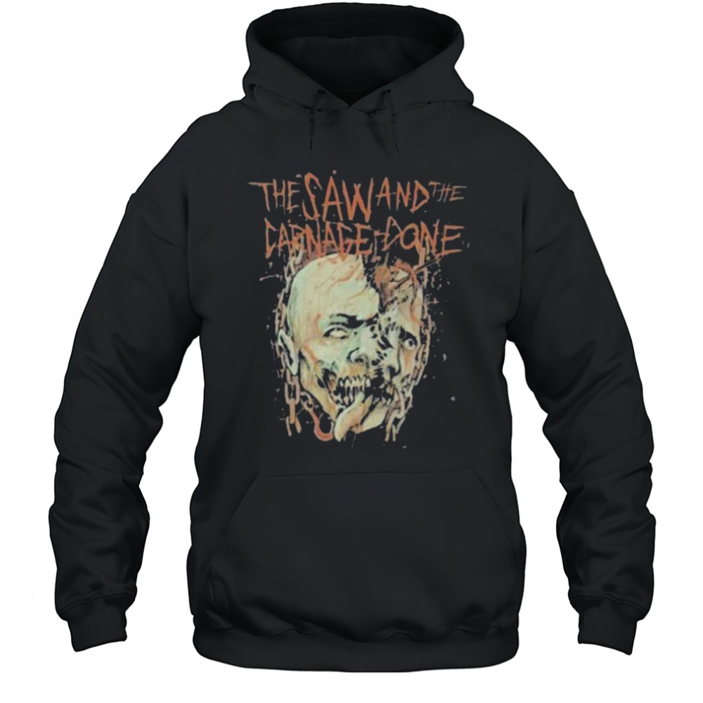 Aborted The Saw And The Carnage Done Heads shirts Hoodie