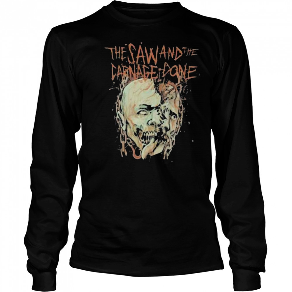 Aborted The Saw And The Carnage Done Heads shirts Long Sleeved