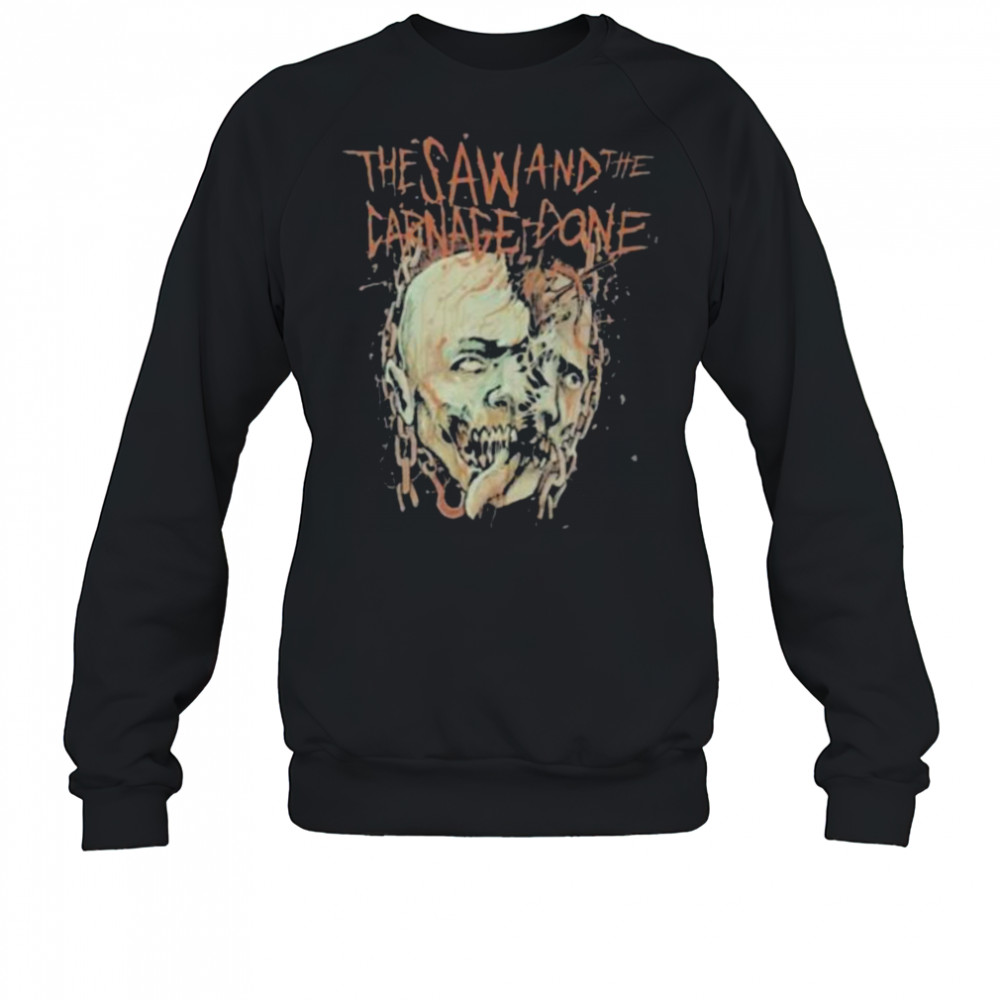 Aborted The Saw And The Carnage Done Heads shirts Sweatshirt