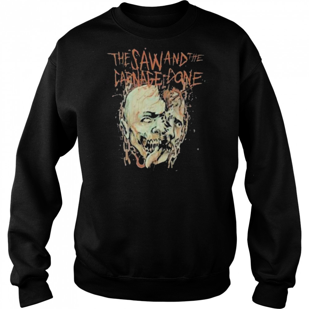 Aborted The Saw And The Carnage Done Heads shirts Hoodie