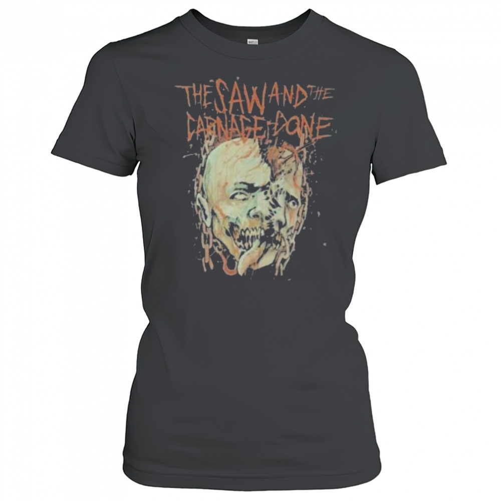 Aborted The Saw And The Carnage Done Heads shirts Women's T-shirt