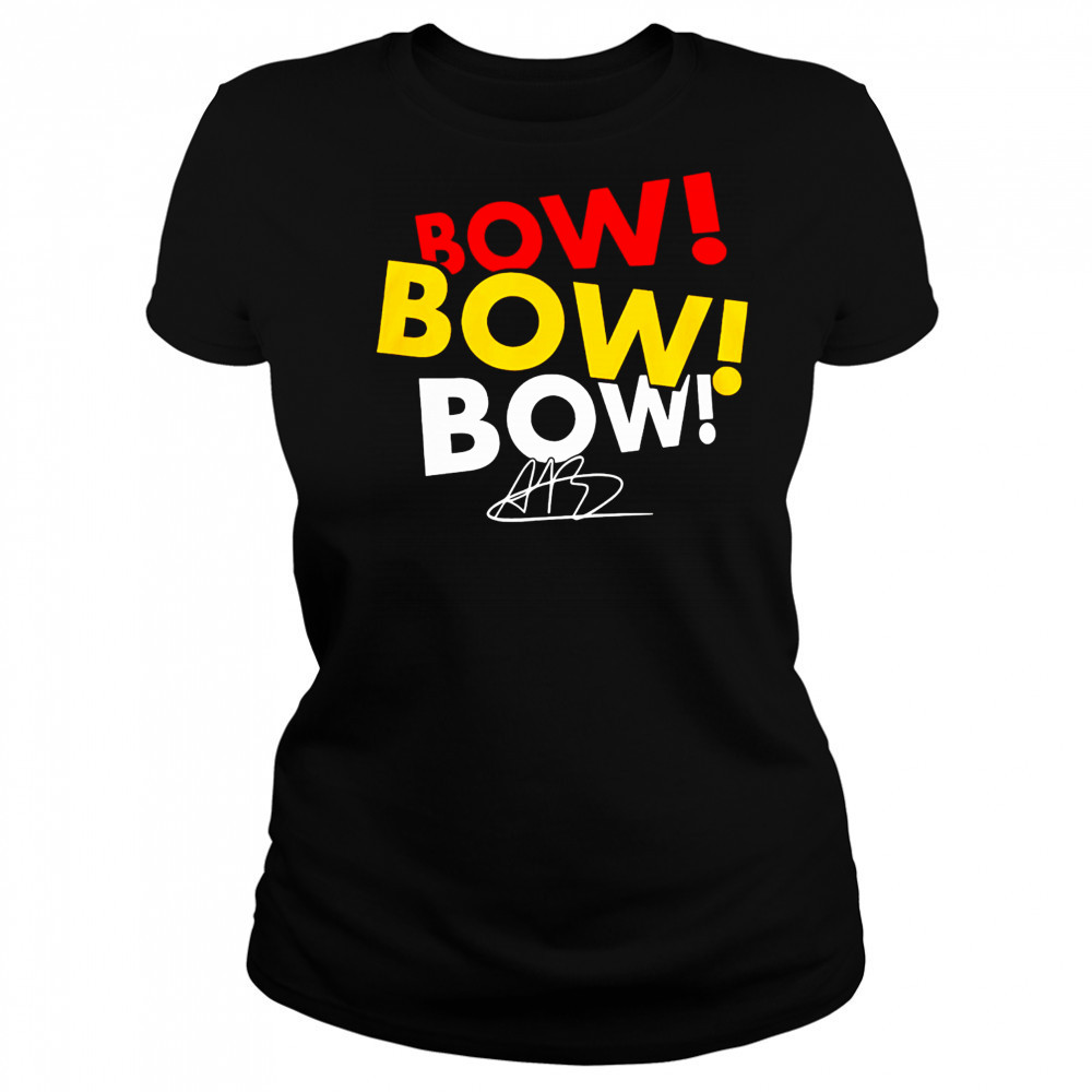 Aliyah Boston Indy 2025 WNBA All-Star Signature There She Go Bow Bow Bow shirt Women's T-shirt