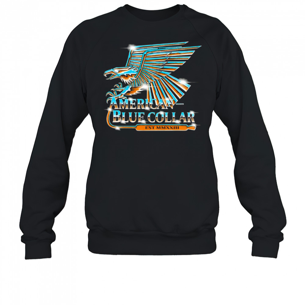 American Blue Collar Est MMXXIII logo shirt Sweatshirt