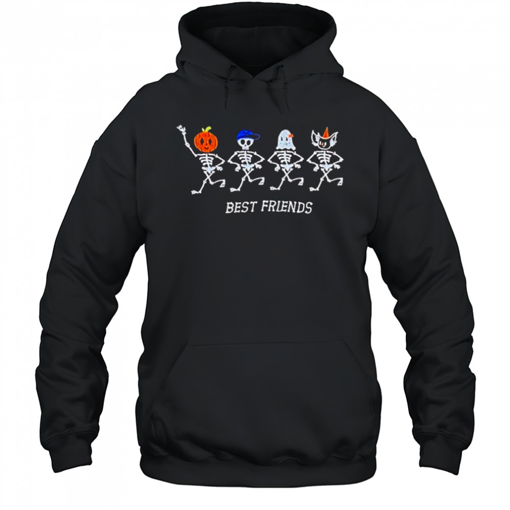 Best Friends Skeletons Halloween T-shirt Hoodie