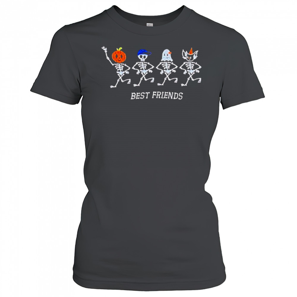 Best Friends Skeletons Halloween T-shirt Women's T-shirt