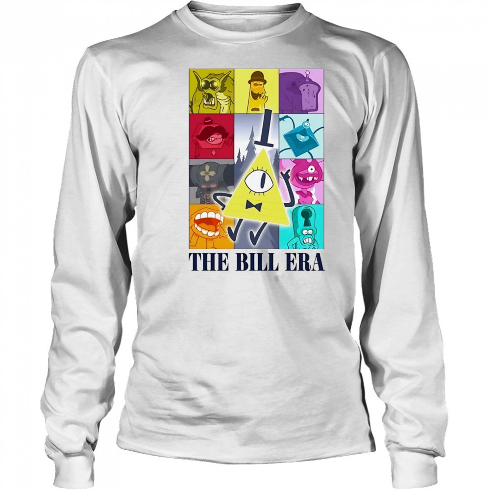 Bill Cipher Gravity Falls X The Eras Tour The Bill Era shirt Long Sleeved