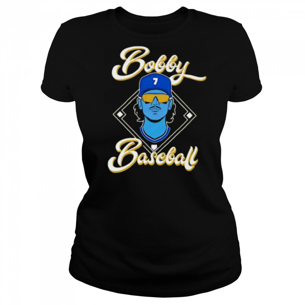 Bobby Witt Jr wearing glass Kansas City Royals Baseball MLB shirt Women's T-shirt
