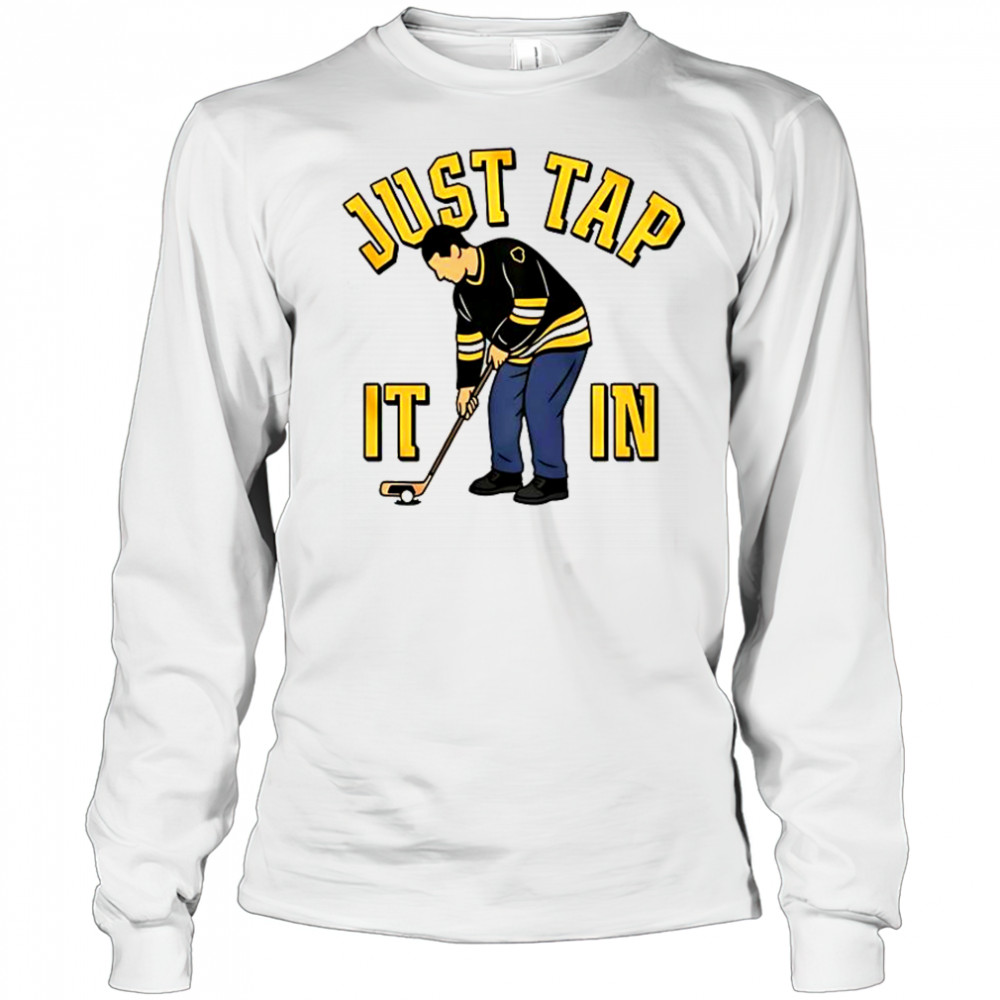 Boston Just Tap It In Golf T-Shirt Long Sleeved