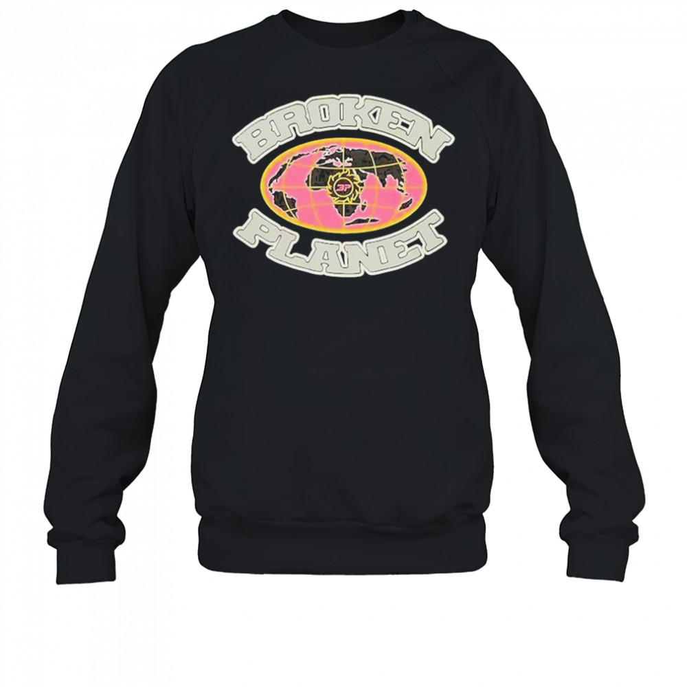 Broken Planet Grid Globe T-shirt Sweatshirt