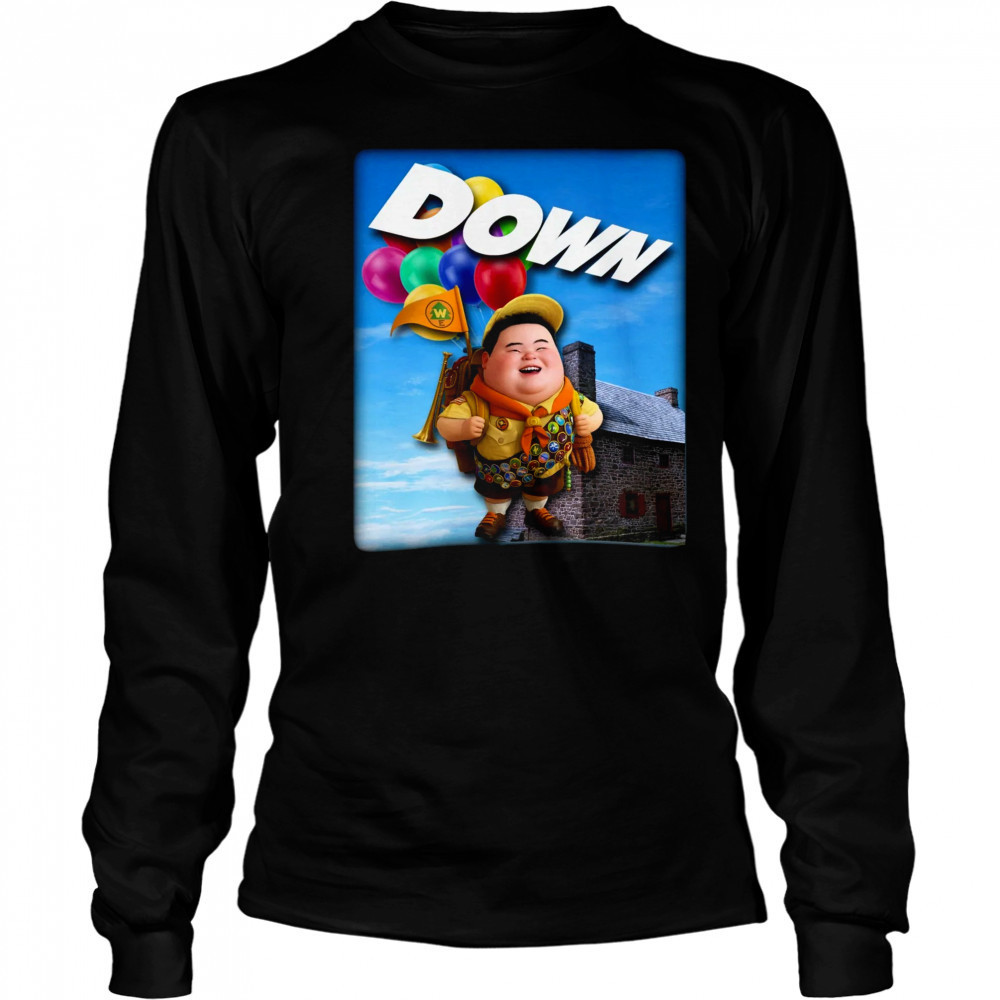 Bruhtees Down T-Shirt Long Sleeved