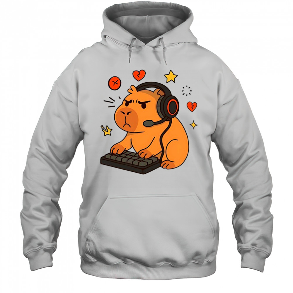 Capy gamer rage quit shirt Hoodie