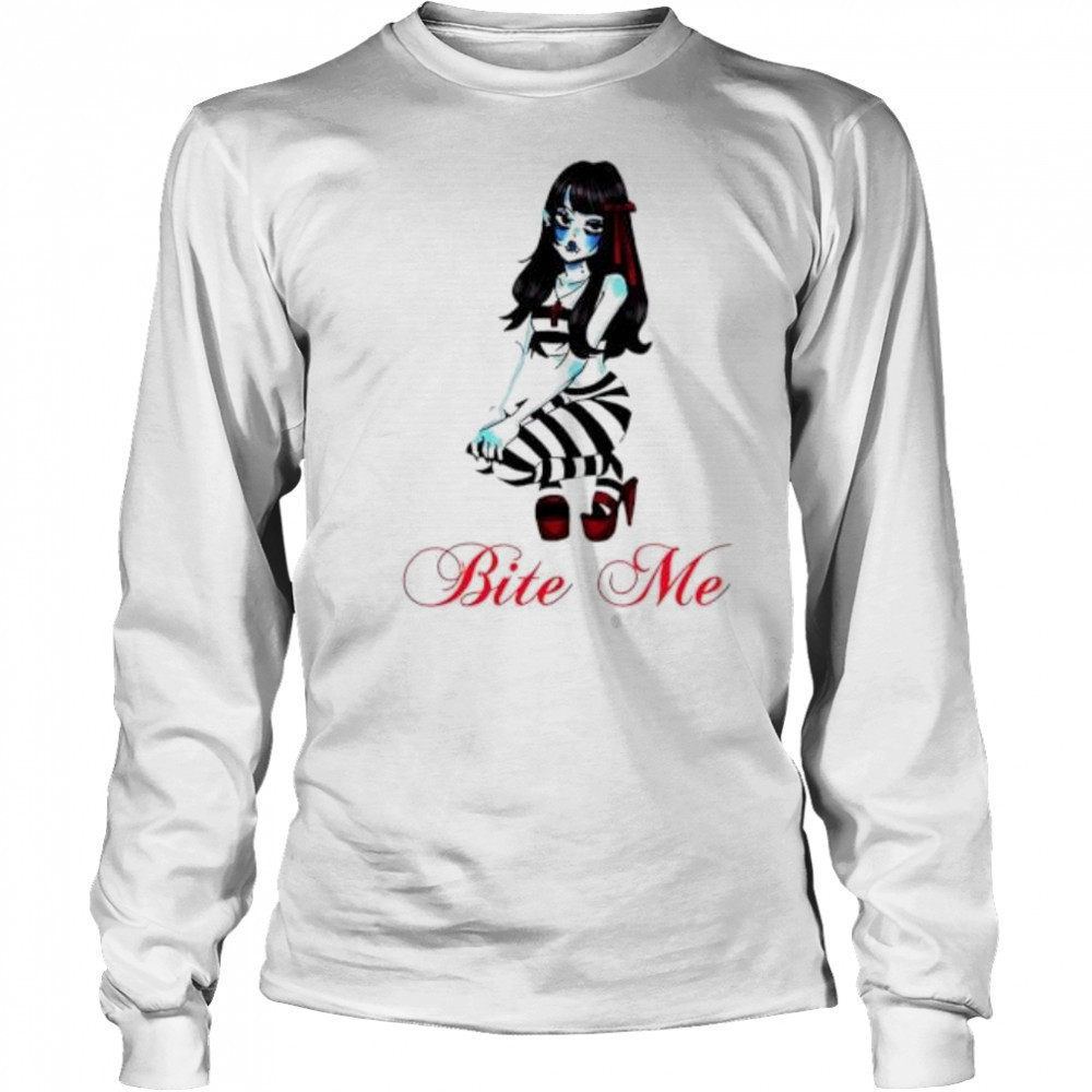 Carrotc4ke Scarlet Bite Me shirt Long Sleeved