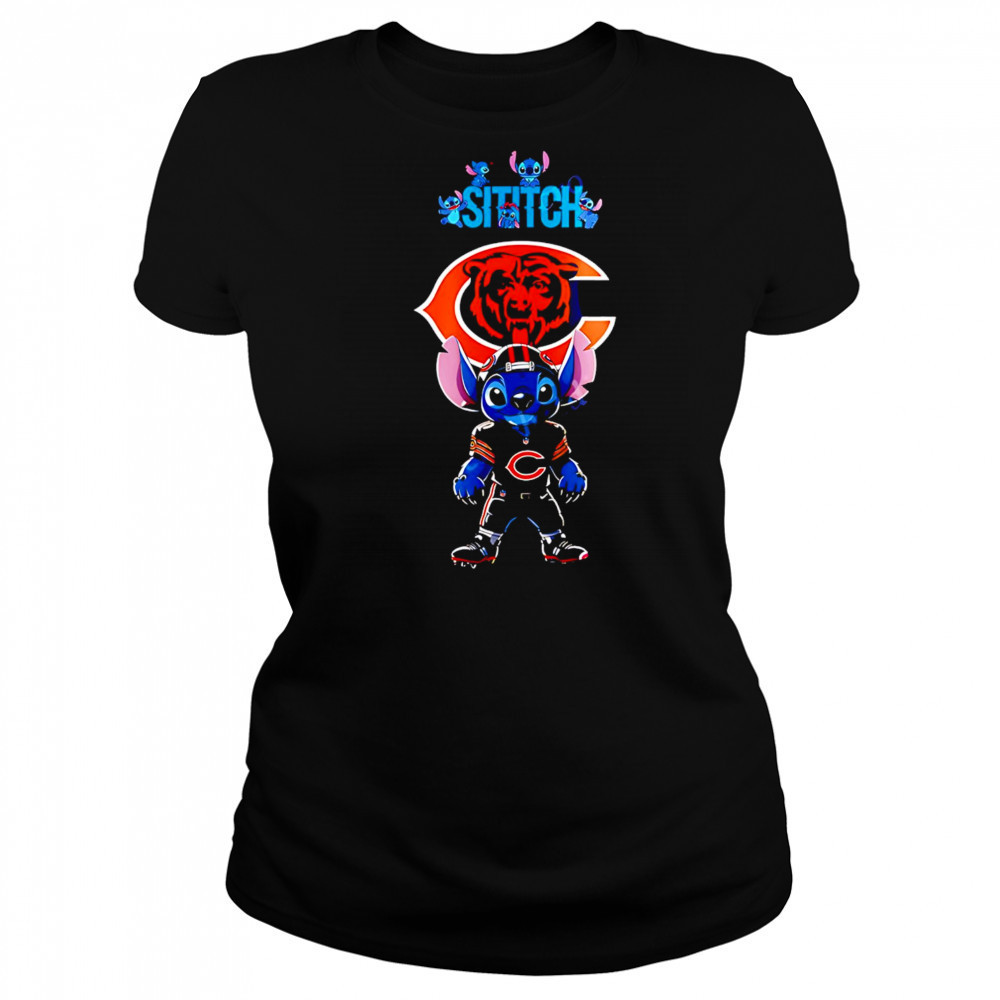 Chicago Bears NFL Collab Stitch Baseball shirt Women's T-shirt