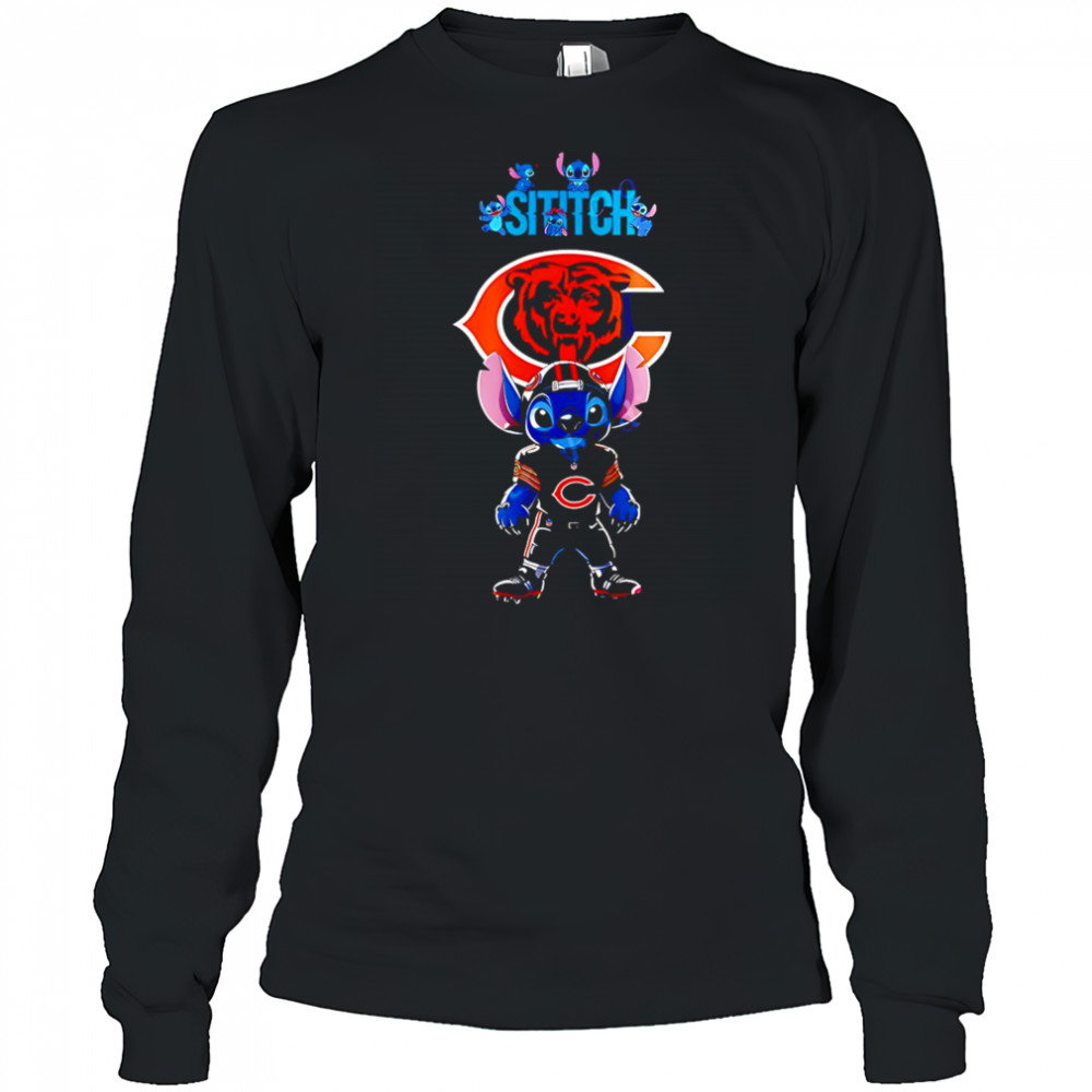 Chicago Bears NFL Collab Stitch Baseball shirt Long Sleeved