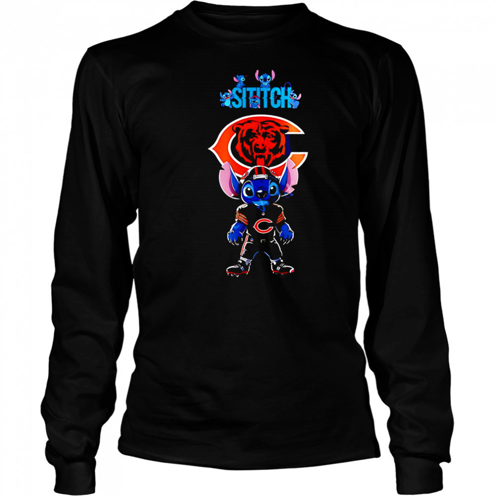 Chicago Bears NFL Collab Stitch Baseball shirt Long Sleeved