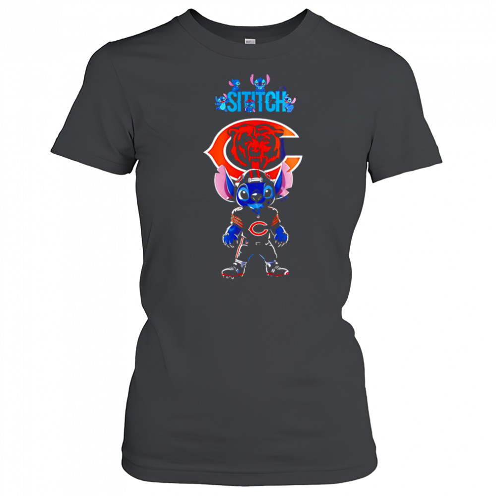 Chicago Bears NFL Collab Stitch Baseball shirt Women's T-shirt