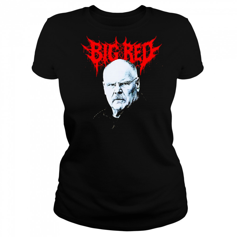 Death Metal Big Red Andy Reid Kansas City Chiefs coach NFL Football shirt Women's T-shirt