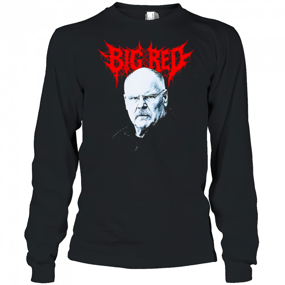 Death Metal Big Red Andy Reid Kansas City Chiefs coach NFL Football shirt Long Sleeved