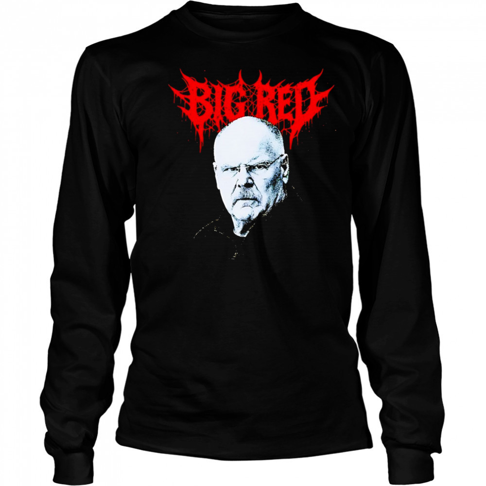 Death Metal Big Red Andy Reid Kansas City Chiefs coach NFL Football shirt Long Sleeved