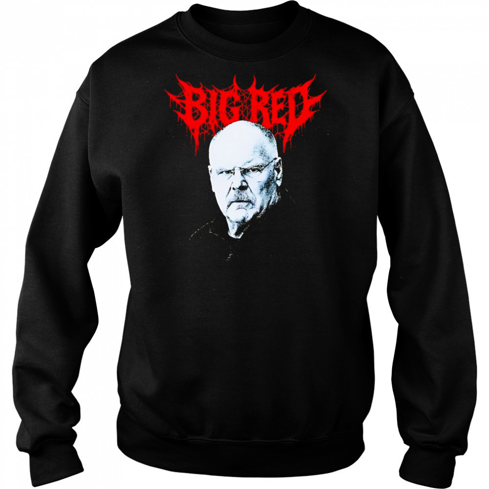 Death Metal Big Red Andy Reid Kansas City Chiefs coach NFL Football shirt Hoodie