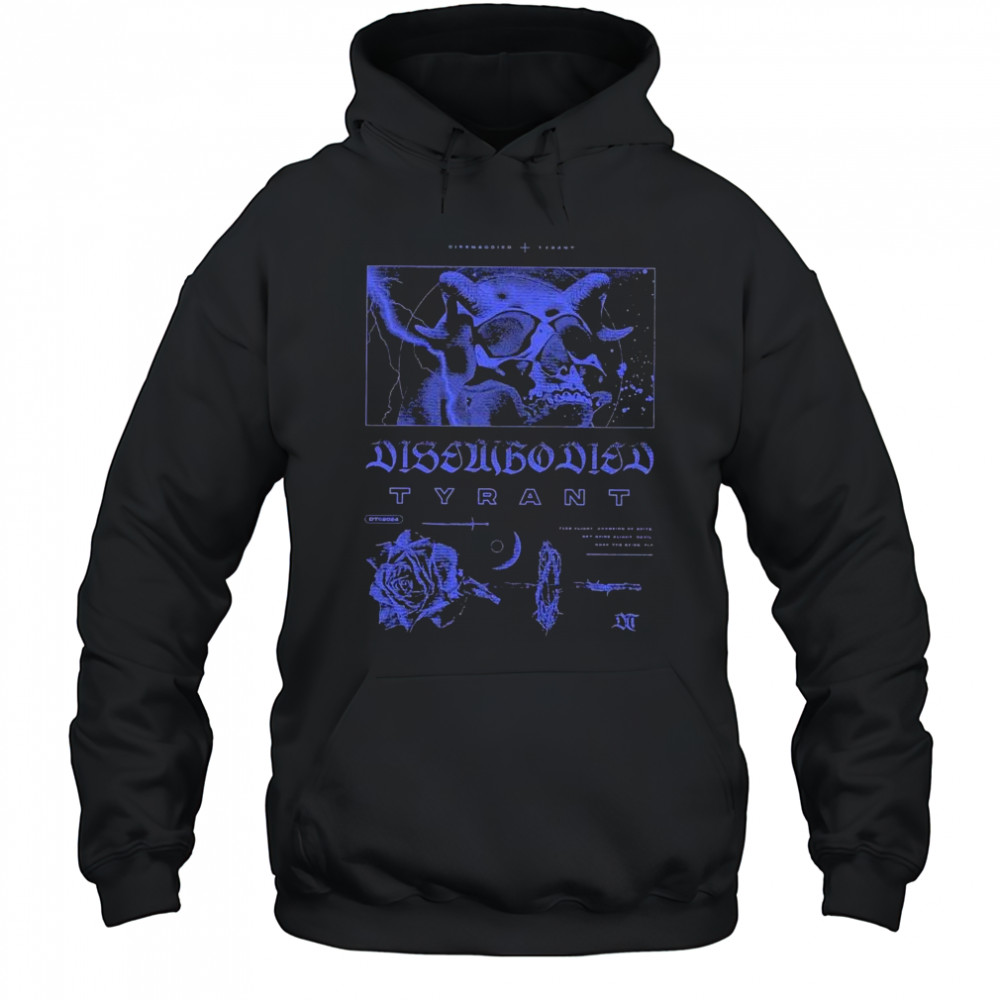 Disembodied Tyrant Purple Skull T-Shirt Hoodie