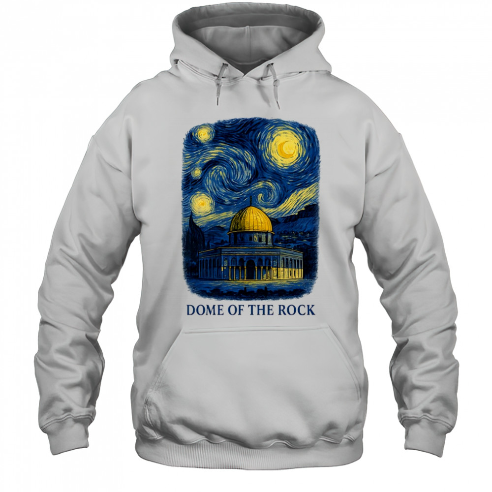 Dome of the rock Starry Night shirt Hoodie