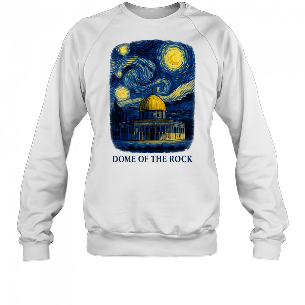 Dome of the rock Starry Night shirt Sweatshirt