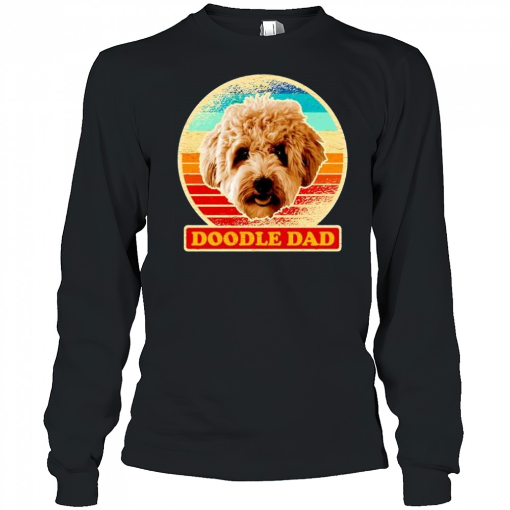 Goldendoodle Doodle Dad vintage shirt Long Sleeved