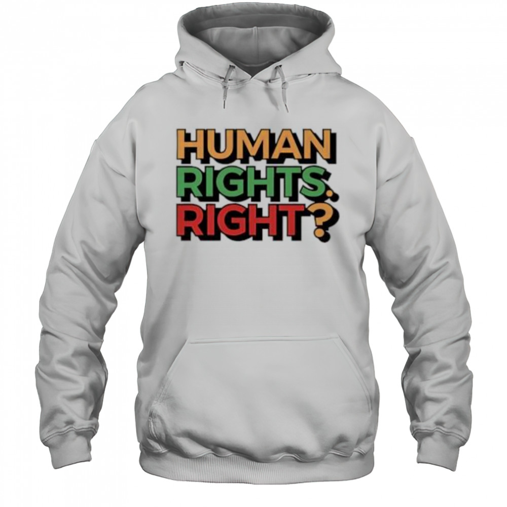 Human Rights Right pride shirt Hoodie