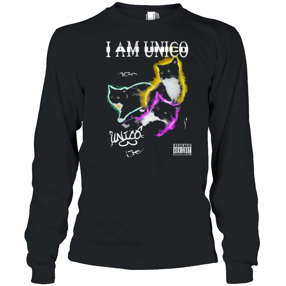 I Am Unico Cat T-shirt Long Sleeved