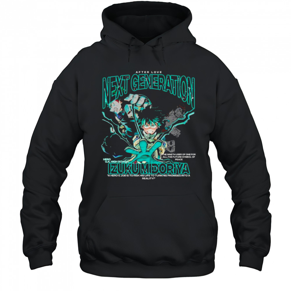 Izuku Midoriya Next Generation T-shirt Hoodie