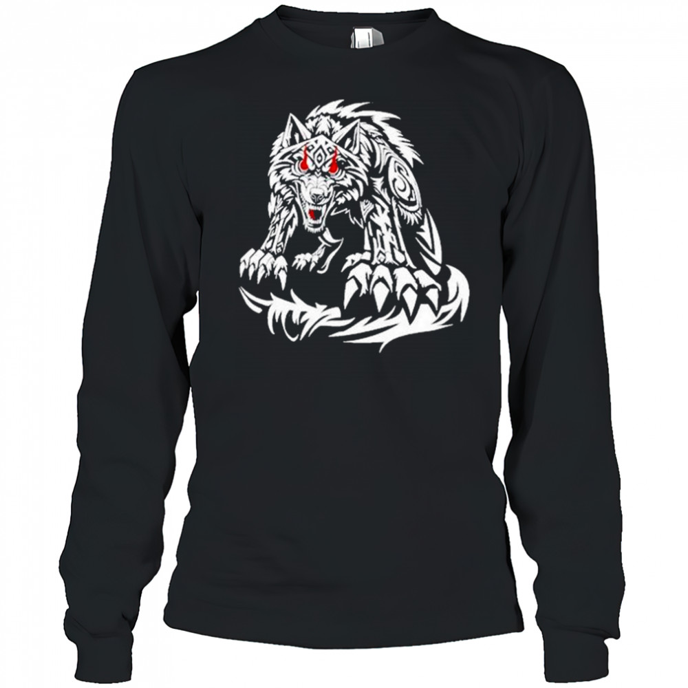 Jacob Fatu Wolf Shirt Long Sleeved