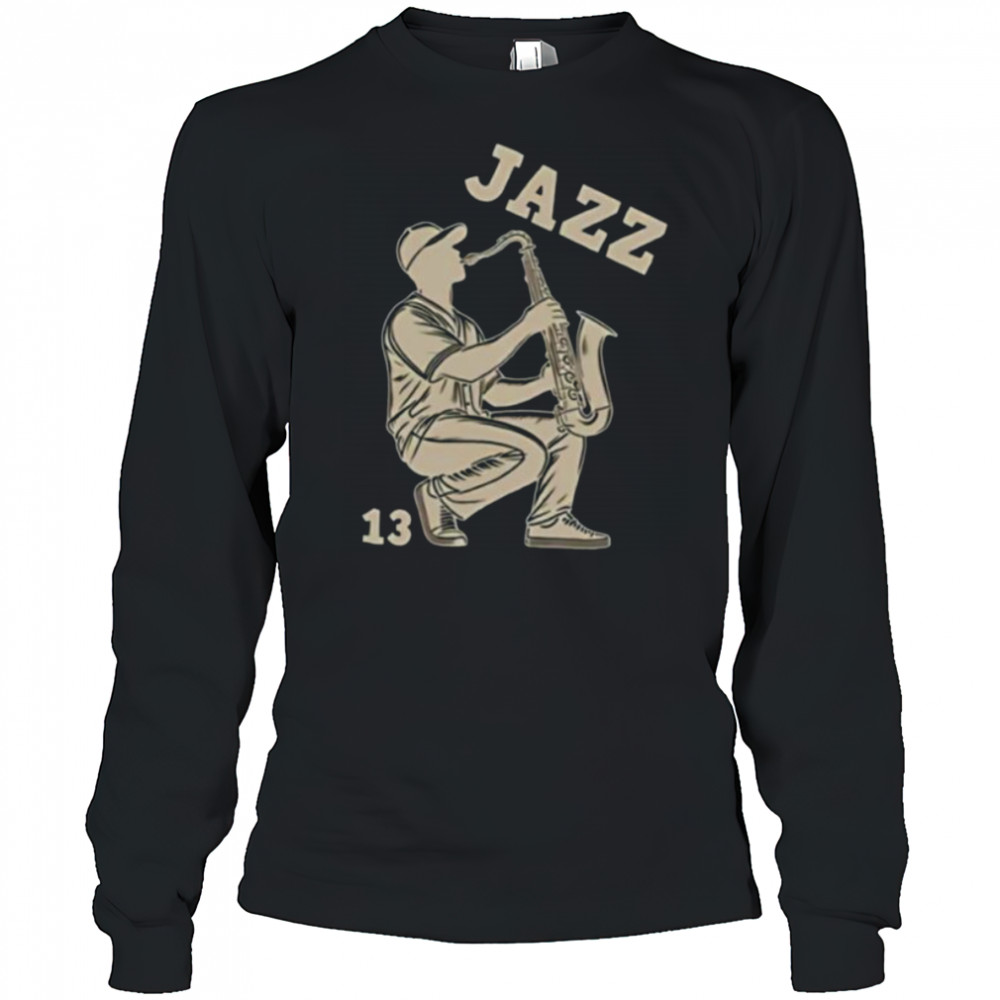 Jazz Chisholm Jr playing saxophone New York Yankees Baseball MLB World Series Champs shirt Long Sleeved