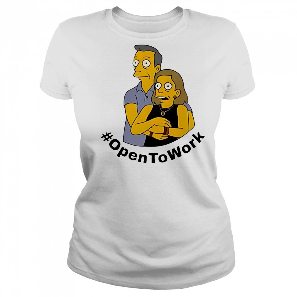Kiss Cam Viral X The Simpsons OpentoWork shirt Women's T-shirt