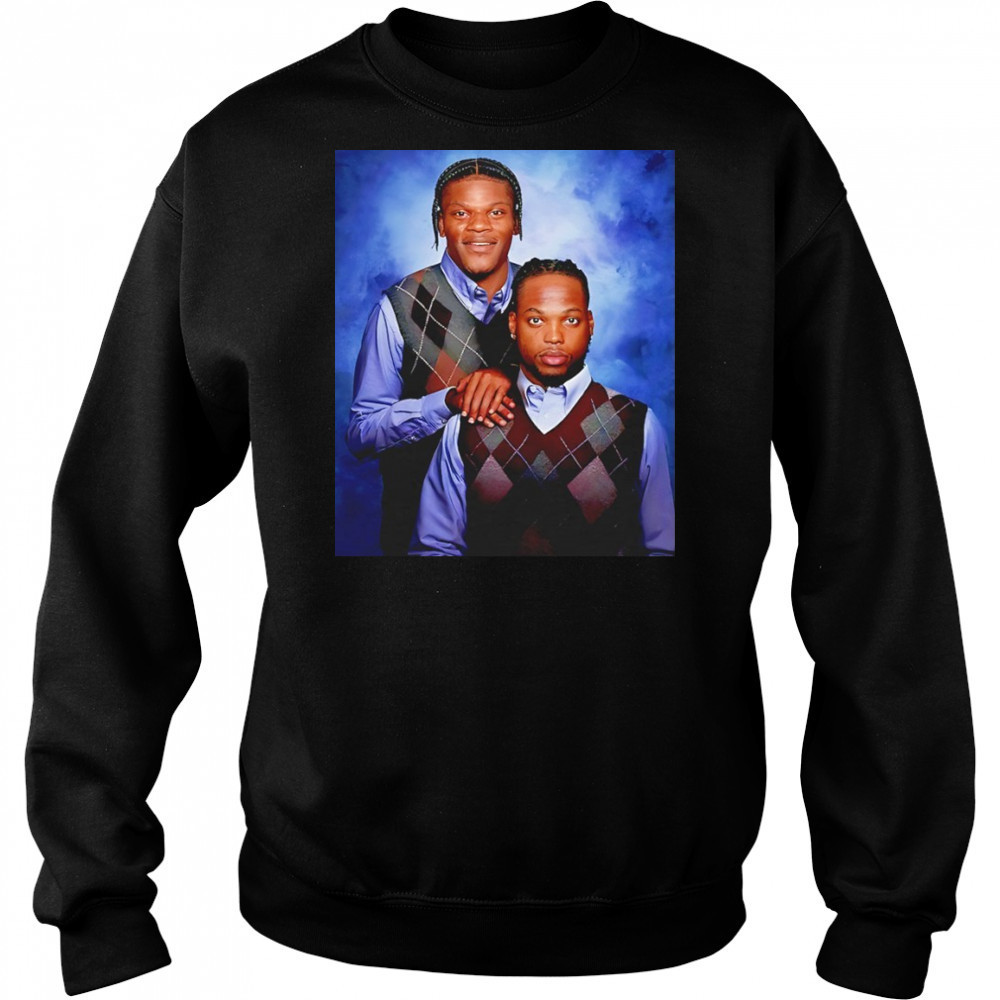Lamar Jackson and Derrick Henry Baltimore Ravens NFL Step Brothers shirt Hoodie