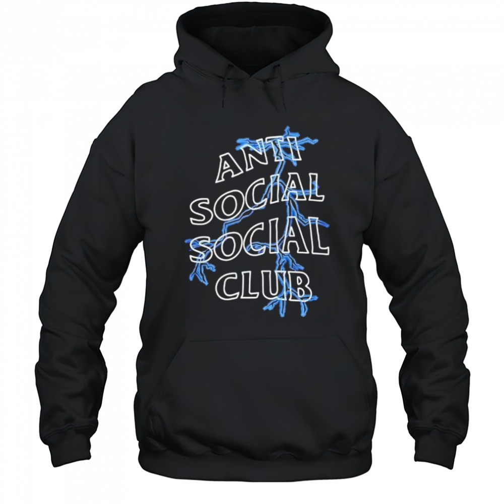 Lightning Anti Social Social Club shirt Hoodie
