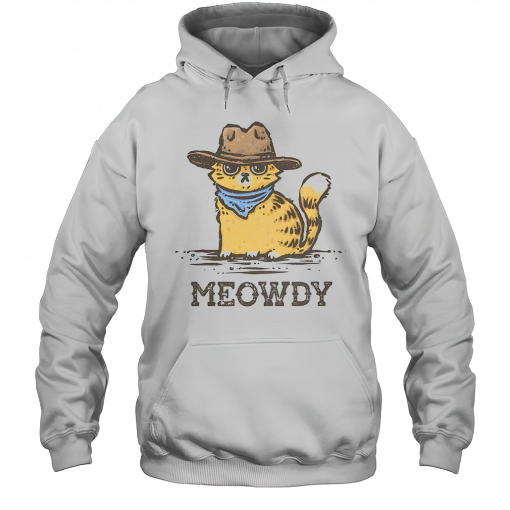 Meowdy Cowboy Cat T-Shirt Hoodie