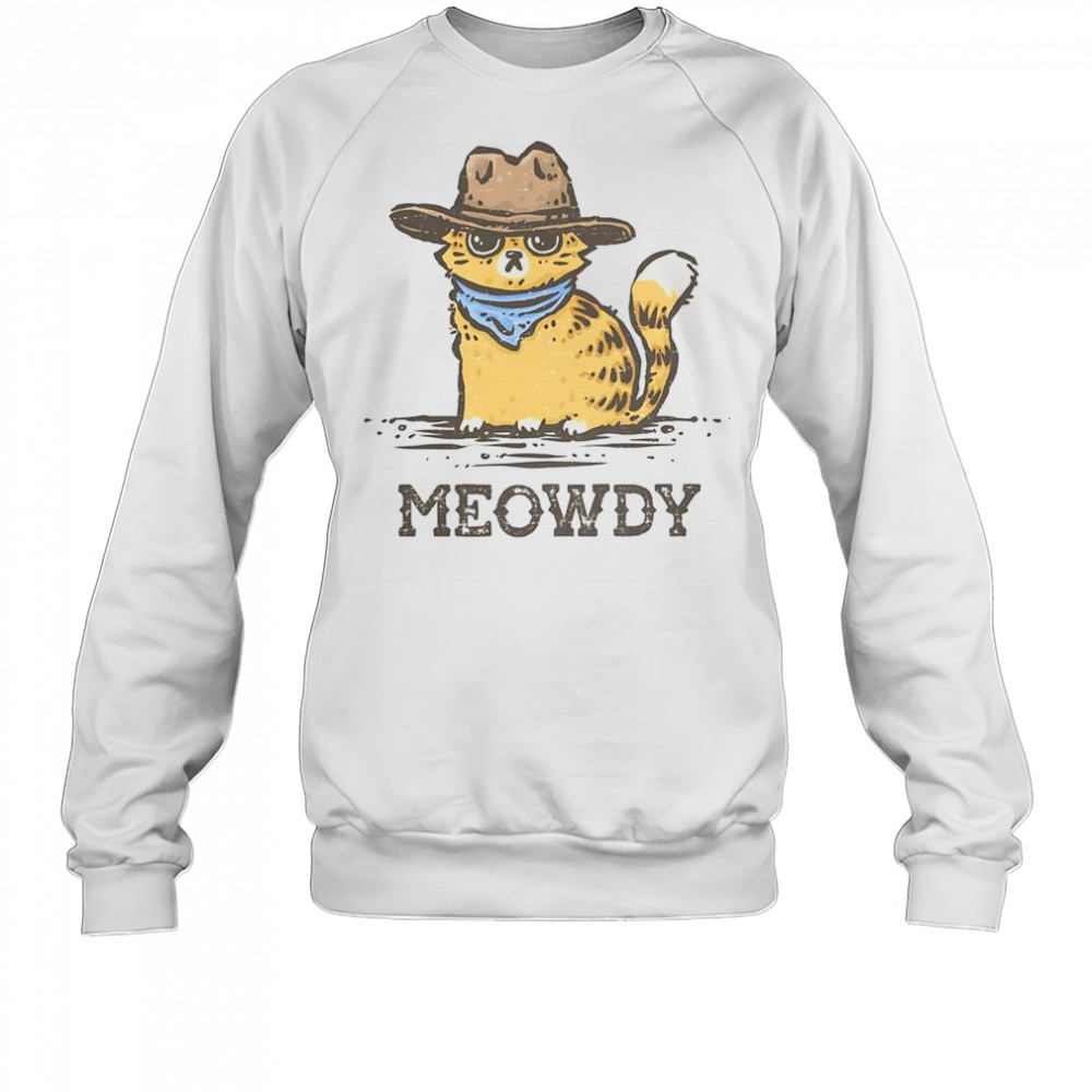Meowdy Cowboy Cat T-Shirt Sweatshirt