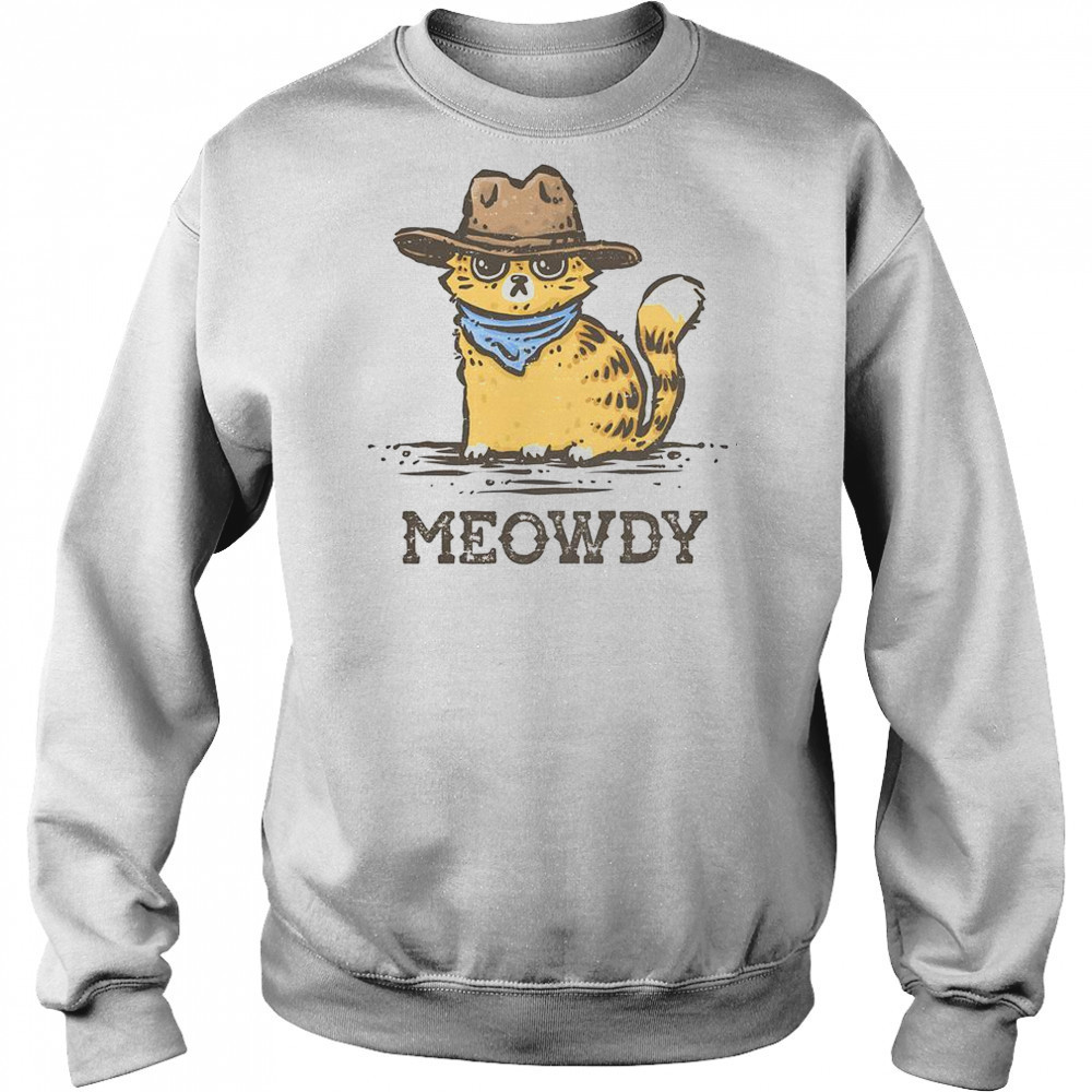 Meowdy Cowboy Cat T-Shirt Hoodie