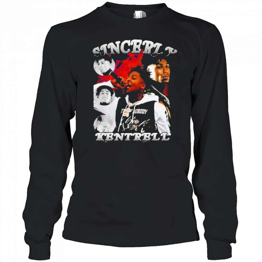 NBA YoungBoy Sincerely Kentrell T-shirt Long Sleeved