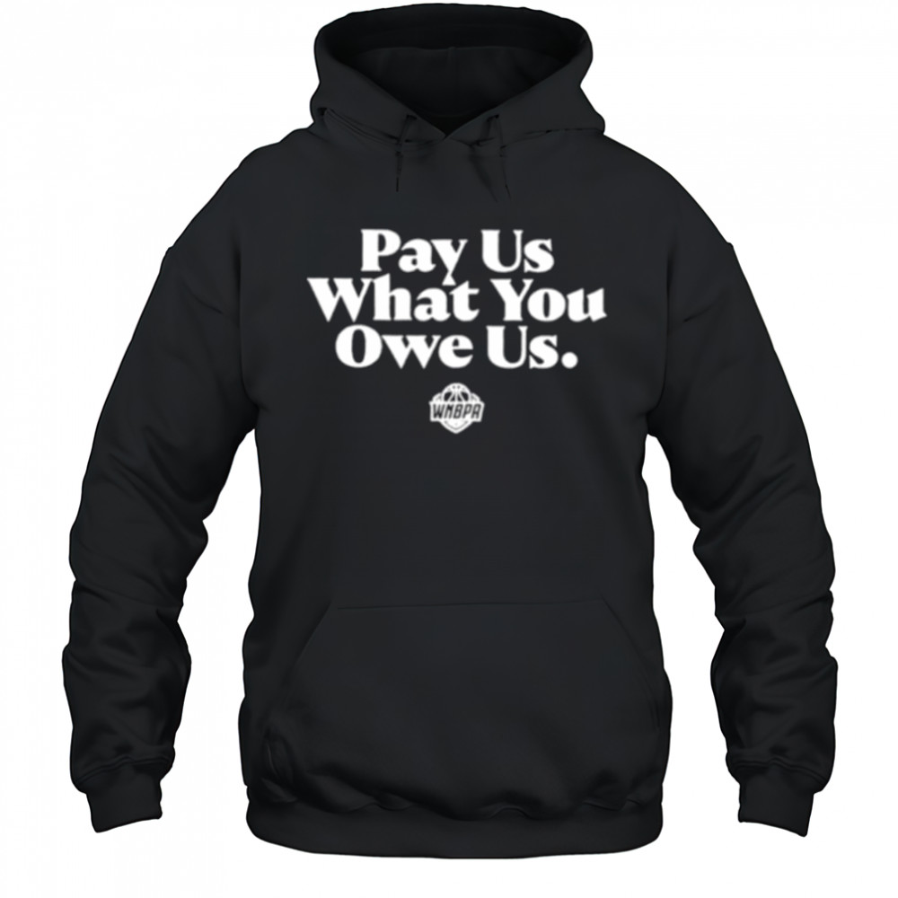 Pay us what you owe us WNBPA shirt Hoodie