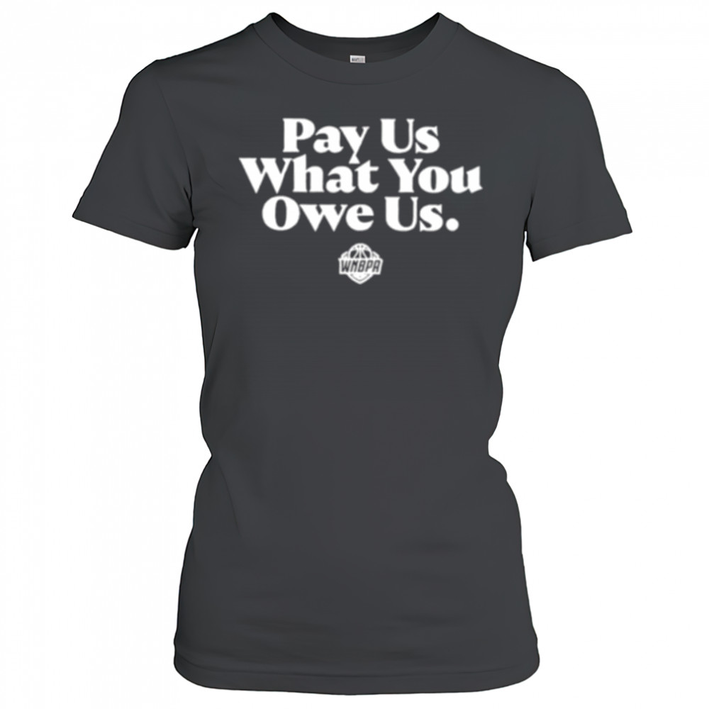 Pay us what you owe us WNBPA shirt Women's T-shirt