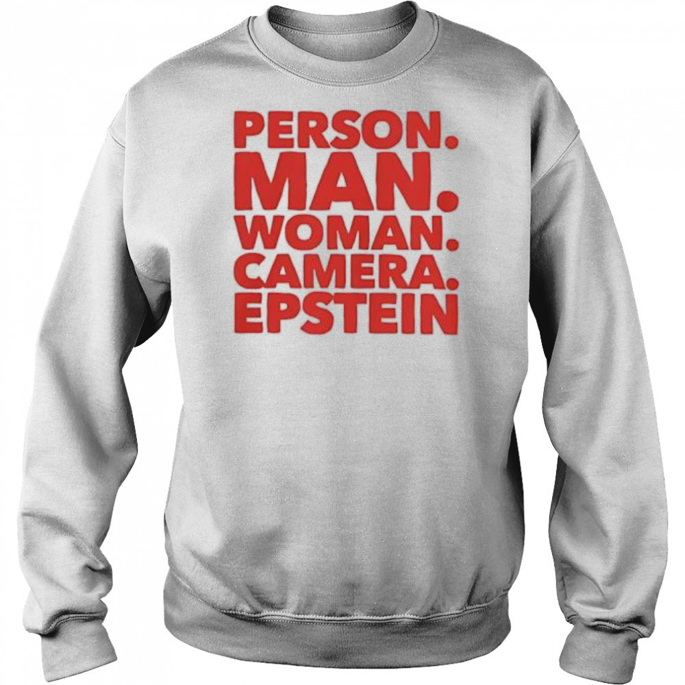 Person Man Woman Camera Epstein shirt Hoodie