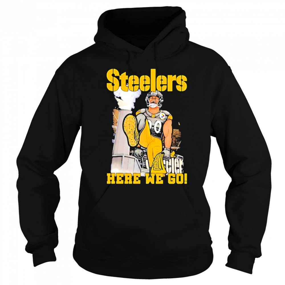 Pittsburgh Steelers T.J. Watt Here We Go shirt Sweatshirt