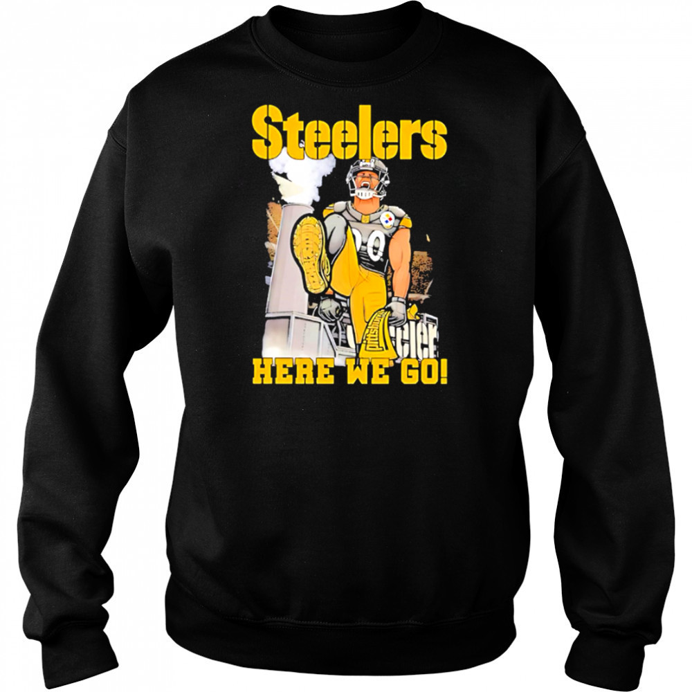Pittsburgh Steelers T.J. Watt Here We Go shirt Hoodie
