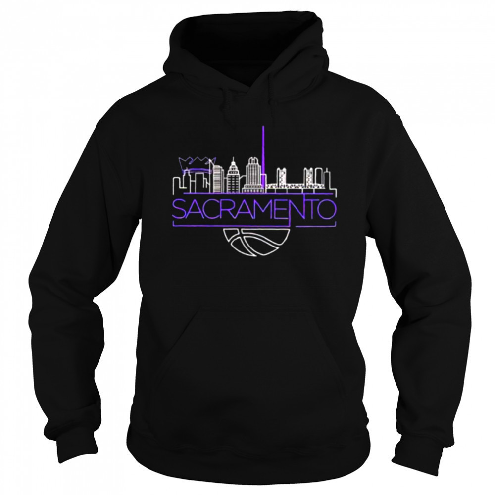 Sacramento Kings basketball NBA light the beam City skyline shirt Sweatshirt