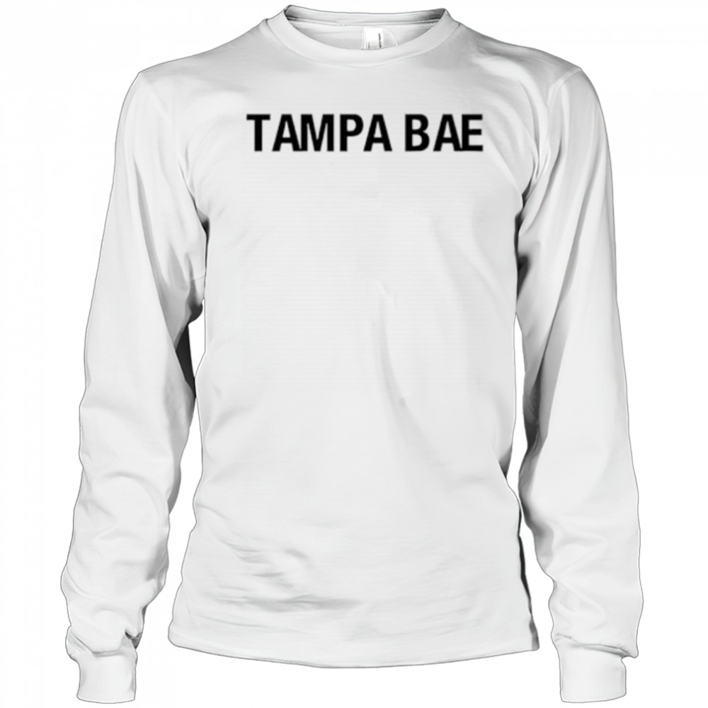 Tampa Bae letter shirt Long Sleeved