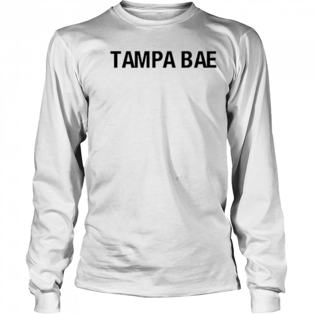 Tampa Bae letter shirt Long Sleeved