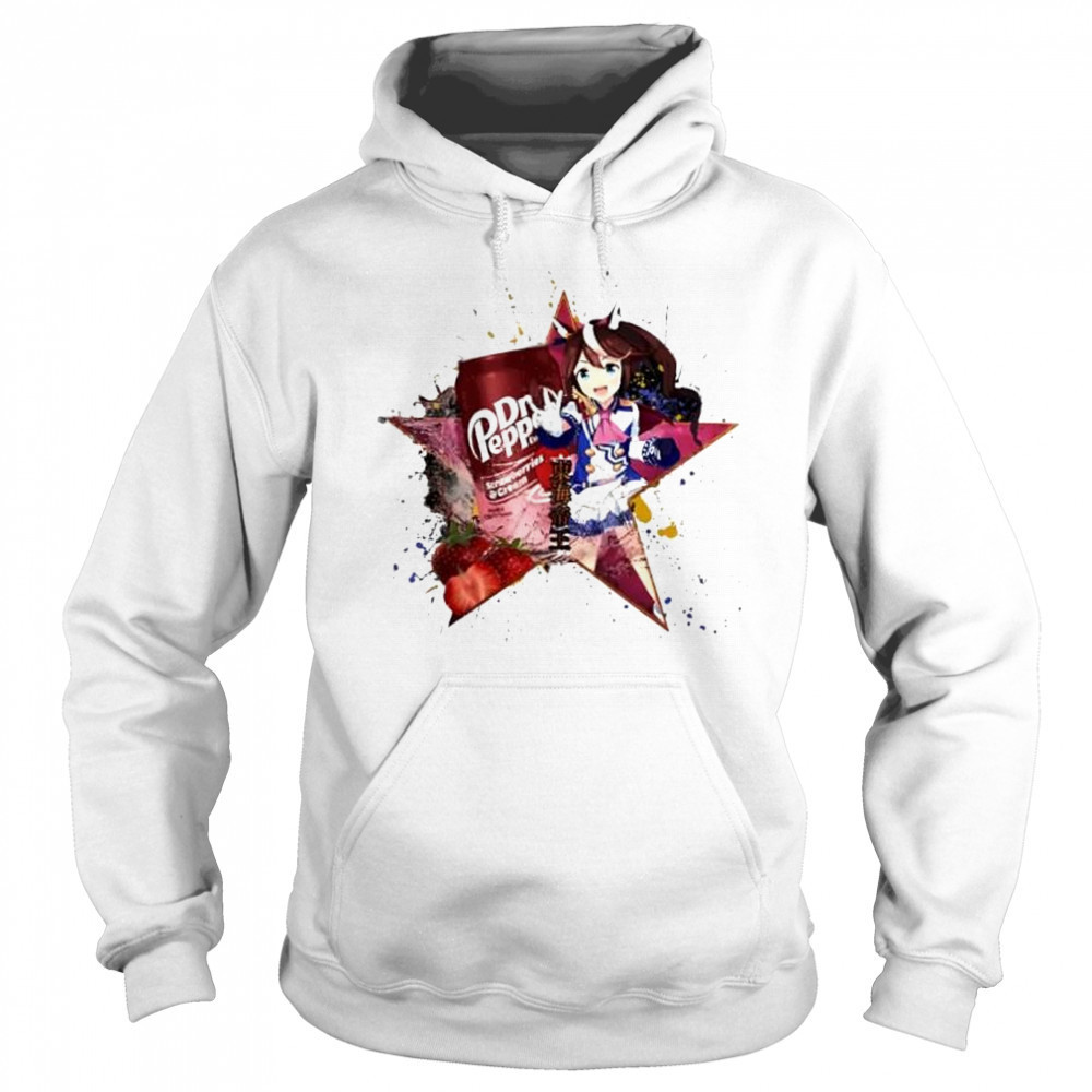 TokaI teio umamusume dr pepper strawberries cream drink anime shirt Sweatshirt